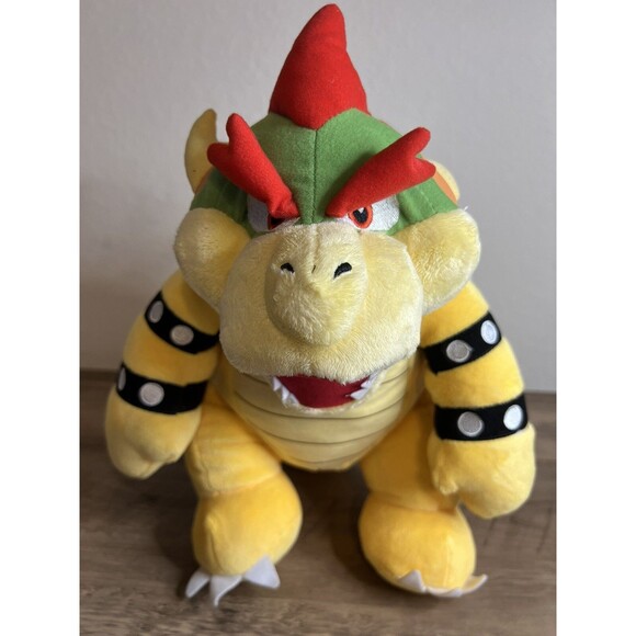 Build a Bear Super Mario Bowser Plush 15"‎ Tall CC 2021 Pre-Owned Excellent - Picture 2 of 12